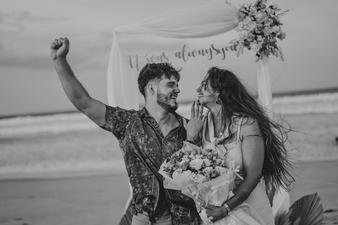 Traditional Japanese beach ceremony